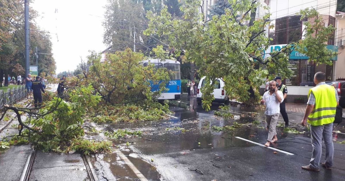наслідки негоди у Вінниці_1 / © ГУ ДСНС України у Вінницькій області