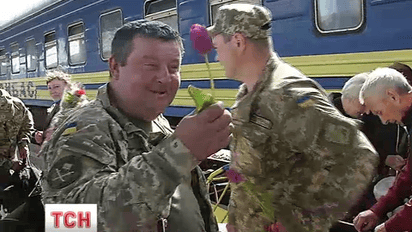 Четвертая волна демобилизации возвращается из зоны АТО