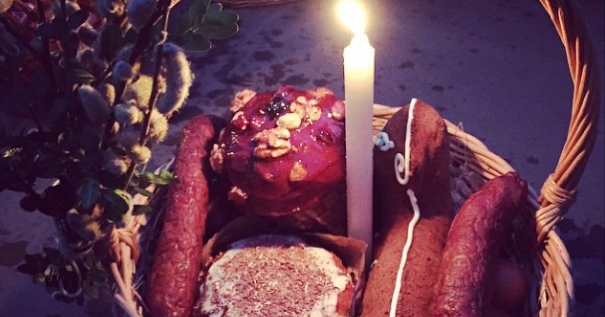 Пасхальная корзина Кати Осадчей