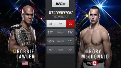 UFC. Роббі Лолер - Рорі Макдональд. Відео бою