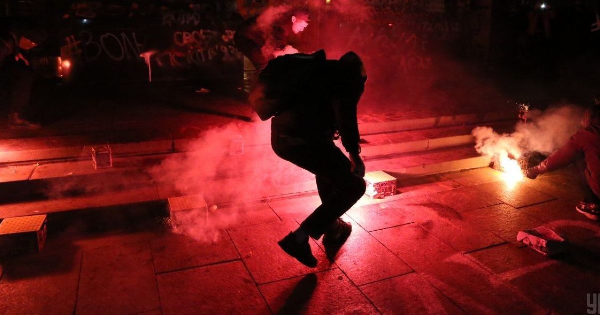 Дії протестувальників під час мітингу на підтримку Стерненка не підтримують 70% українців - Рейтинг