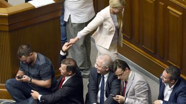 Олег Ляшко і Юлія Тимошенко / © УНІАН