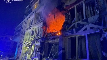 Атака на Київ_3 / © ДСНС