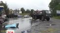 На Прикарпатье лесовоз столкнулся с рейсовым автобусом: один человек погиб, 15 травмированы