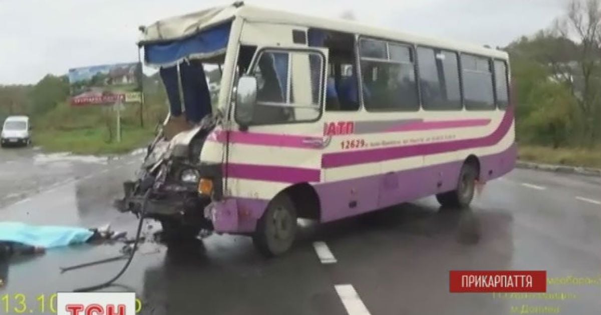 На Прикарпатье возросло количество жертв ДТП автобуса и грузовика