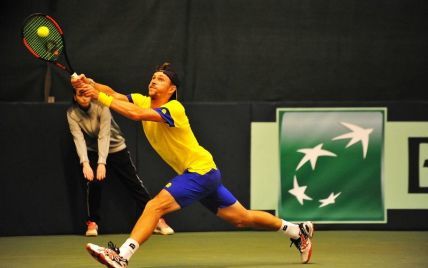 Сборная Украины по теннису потерпела поражение в решающем матче против Швеции на Кубке Дэвиса