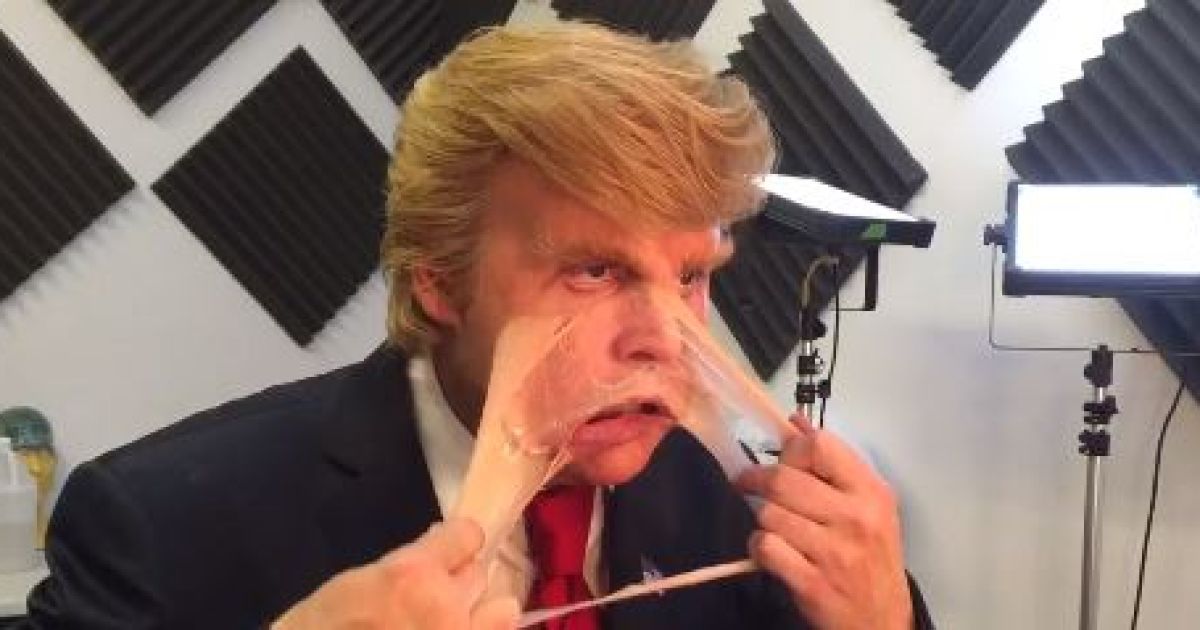 Депп снял с себя грим Трампа