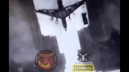 Появилось видео поражения российских Ил-76 на аэродроме в Пскове