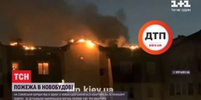 Разжег камин: в Киеве в многоэтажке сгорели три квартиры, еще два пострадали