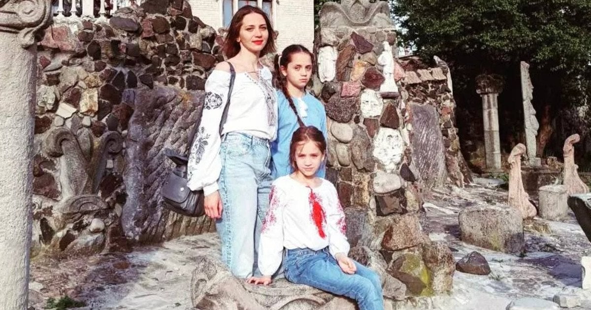 Ирина Гуменюк с дочерьми