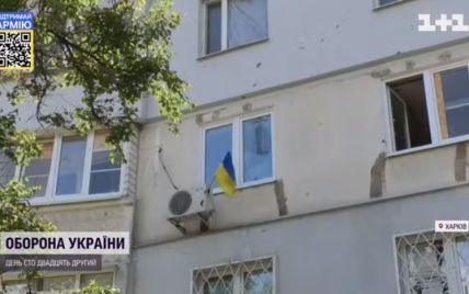 Пострадавшие, но несломленные: в самый разрушенный район Харькова возвращаются жители и вывешивают украинские флаги
