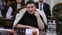 Савченко вживую крикнула нардепам: "Ба-бах!" во время выступления Луценко в Раде