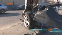 Аварія в Одесі: авто від потужного удару розірвало навпіл