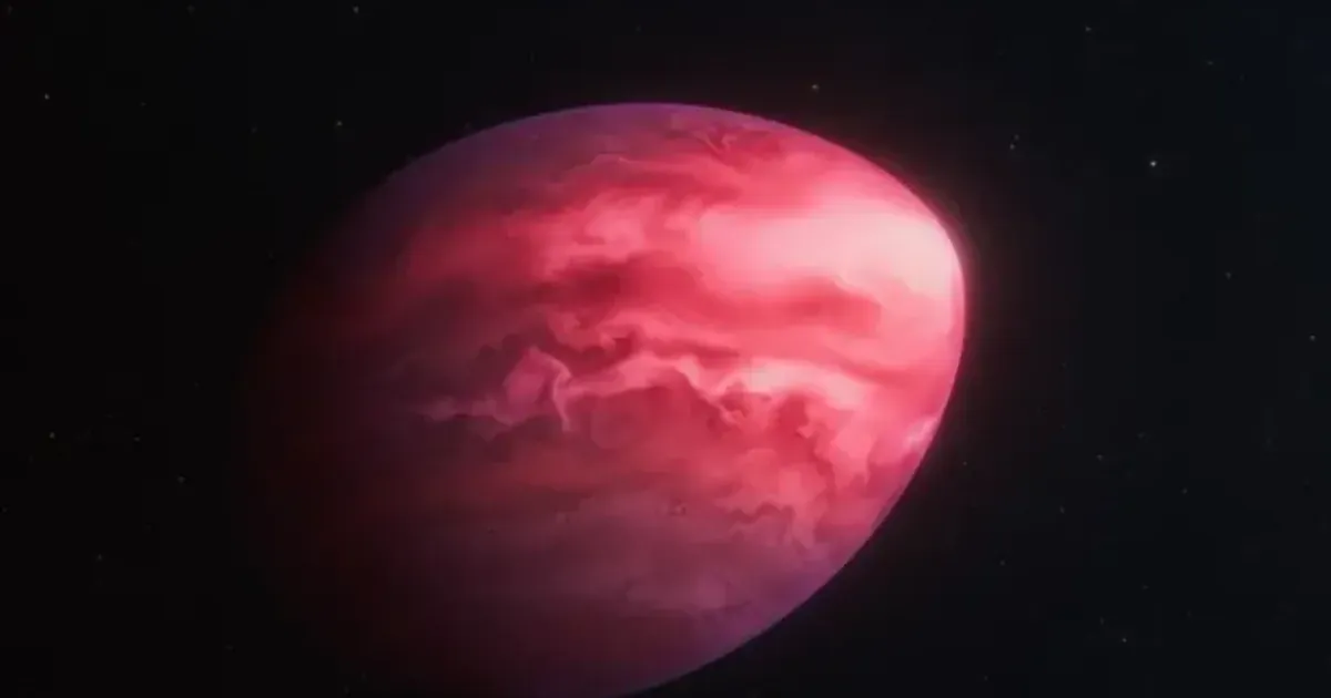 Екзопланета у формі лимона. Фото: © NASA, ESA, CSA, Ralf Crawford/STScI