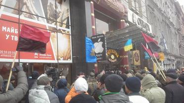 Погроми в Києві_5 / © Александр Рудоманов / Facebook