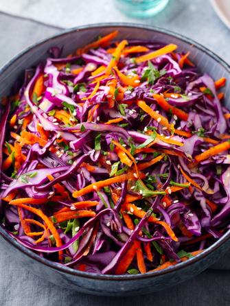 Салат із червонокачанної капусти