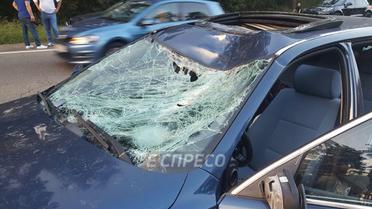 ДТП з велосипедистом у Києві_1 / © Еспресо.TV