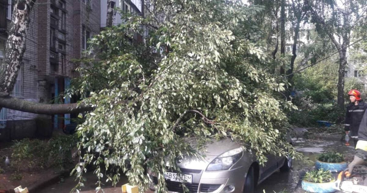 наслідки негоди у Вінниці_9 / © ГУ ДСНС України у Вінницькій області