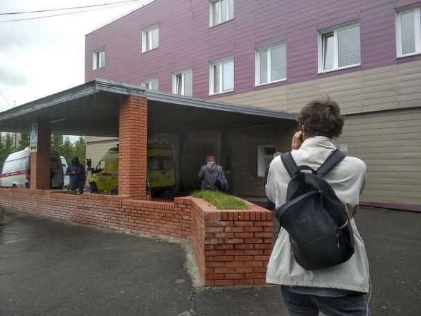 Лікарня в Омську, де перебуває опозиціонер Навальний / © Associated Press
