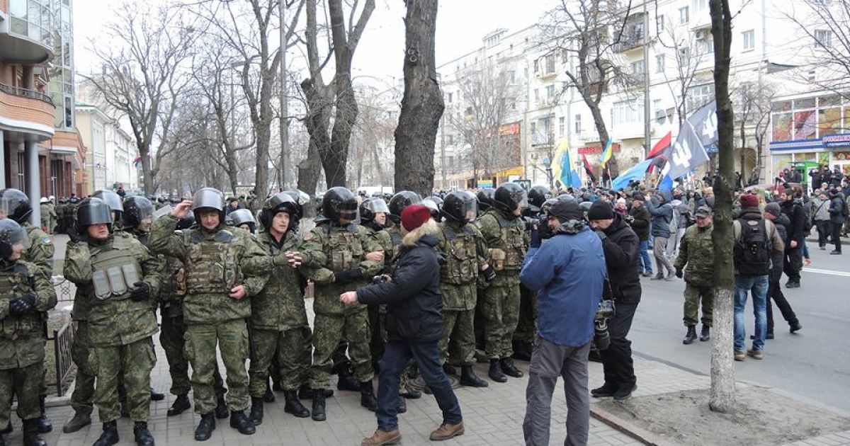 Погроми в Києві_3 / © Александр Рудоманов / Facebook