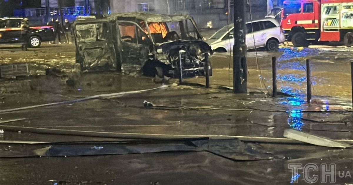 Ракетный удар по Киеву утром 18 января