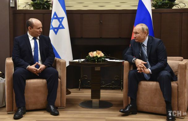 Володимир Путін та прем'єр-міністр Ізраїлю Нафталі Беннет / © Associated Press