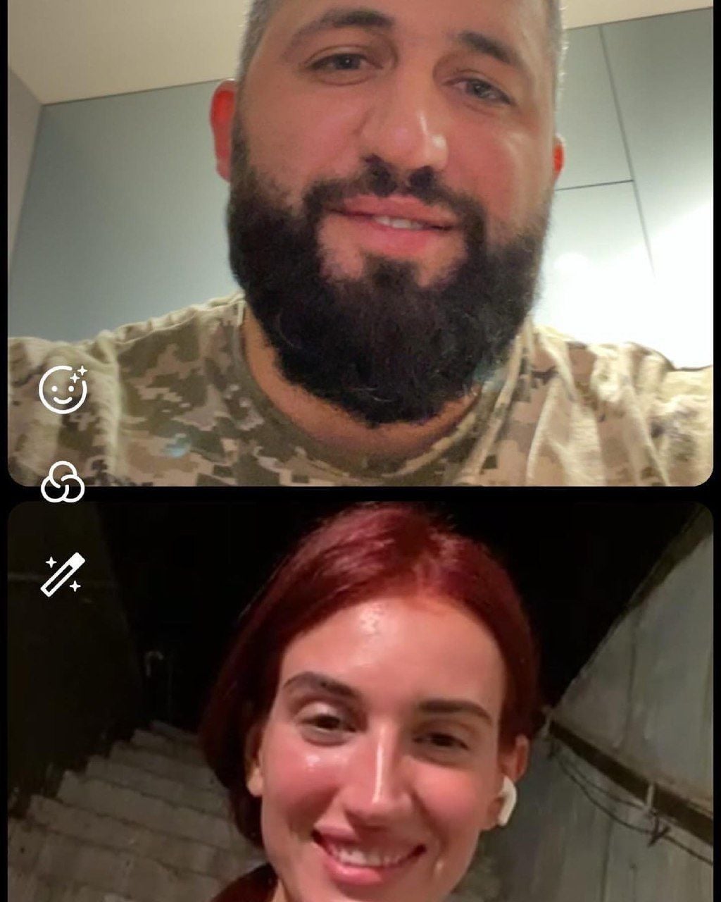 Евгения Изумрудная с мужем / © instagram.com/emerald.evgeniya