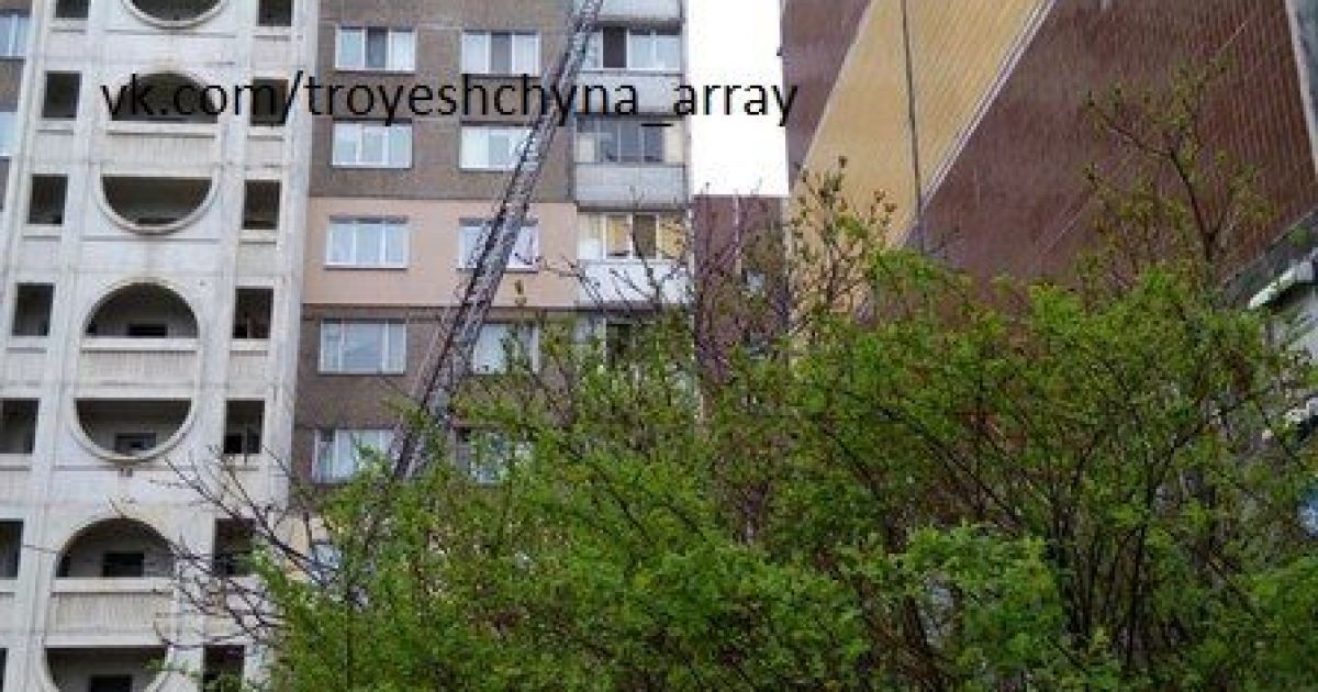 спроба самовбивства на Троєщині_5 / © Троєщина ВК / Facebook