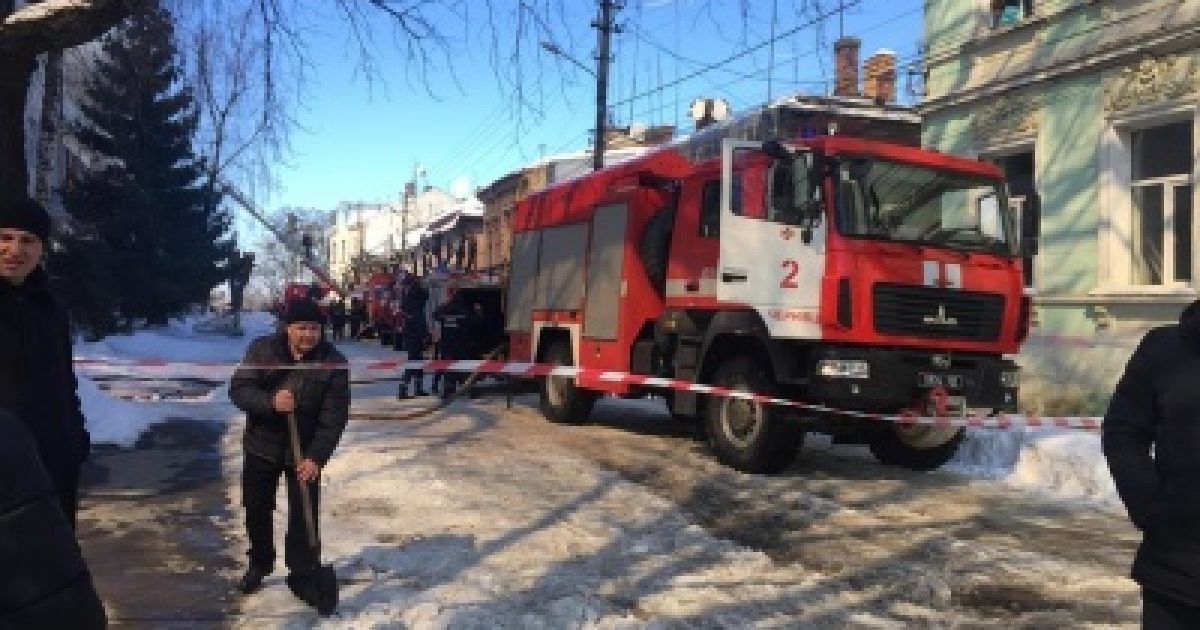 пожежа коледж_2 / © Молодий буковинець