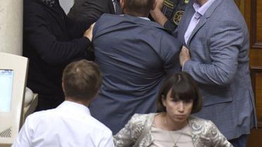 пашинський і власенко. бійка_3 / © УНІАН