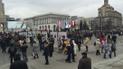 Активисты перекрыли Майдан Независимости портретами Небесной Сотни