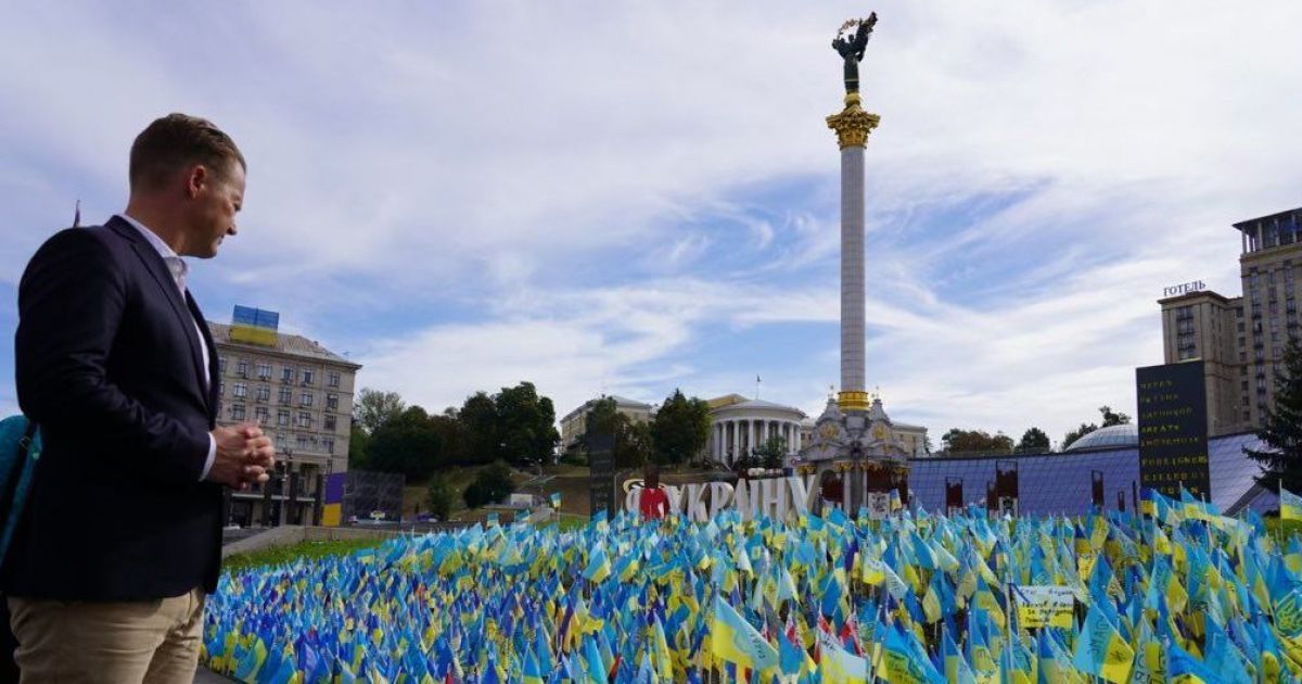 В Киев прибыл министр иностранных дел Дании