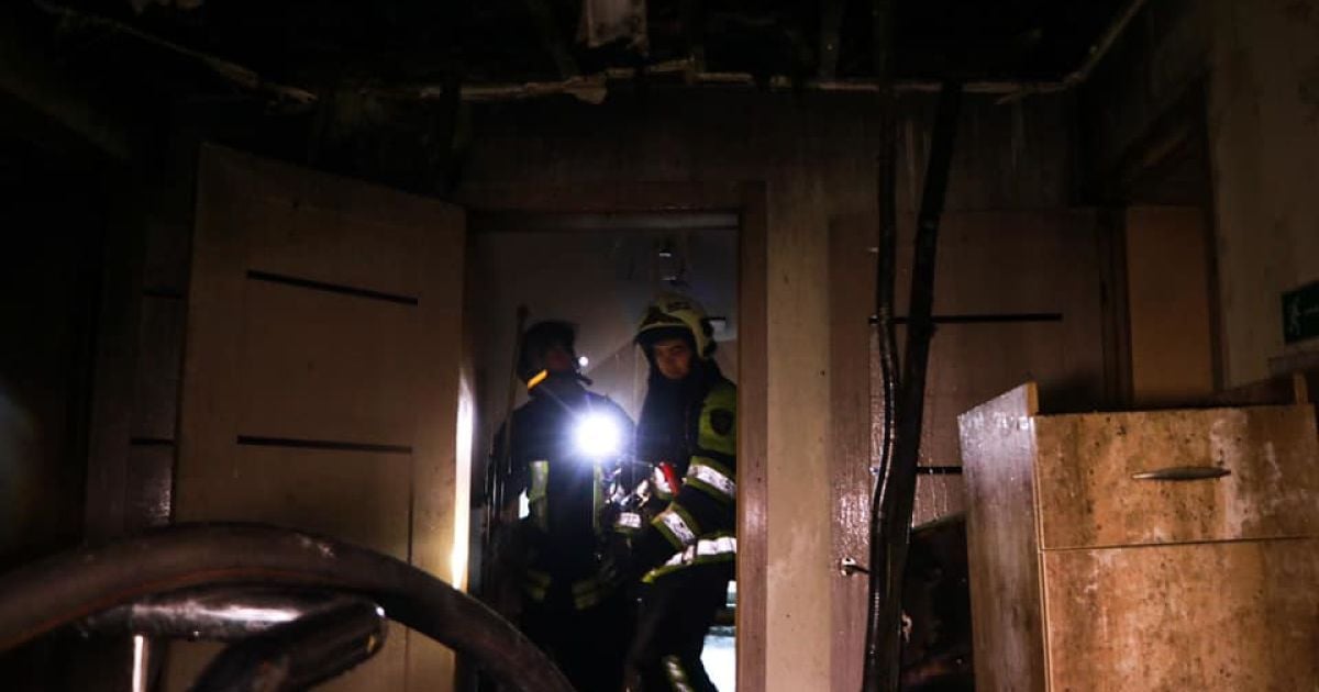 У Києві зайнявся будинок для літніх людей
