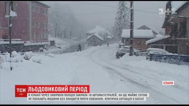 Европа страдает из-за зимней непогоды