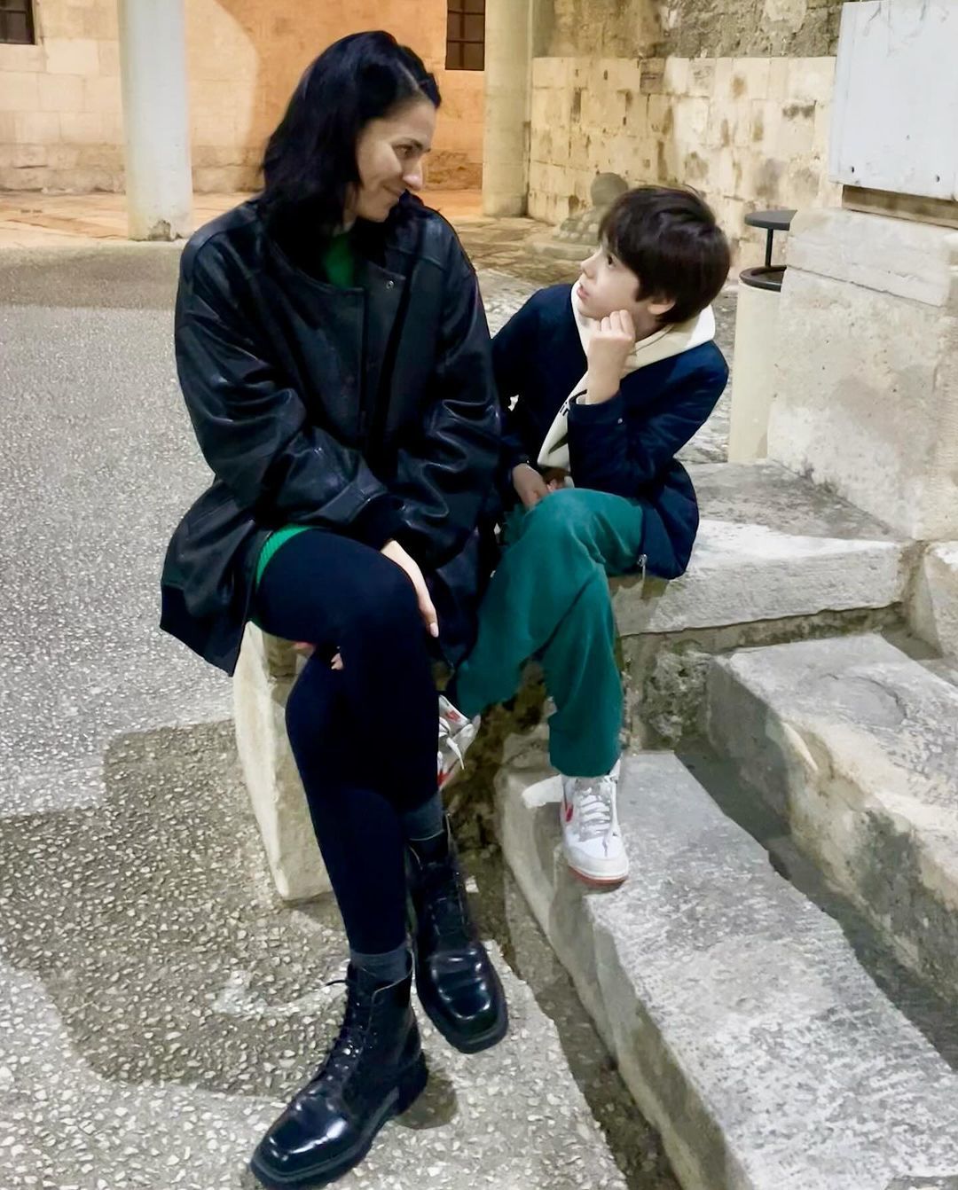 Маша Ефросинина с сыном / © instagram.com/mashaefrosinina