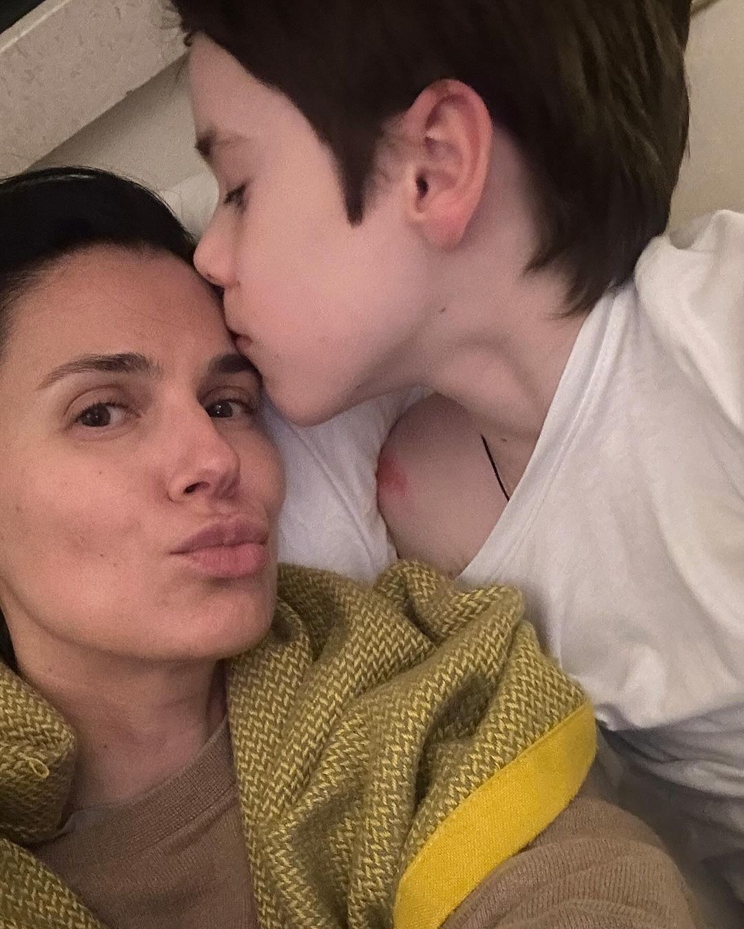 Маша Ефросинина с сыном / © instagram.com/mashaefrosinina