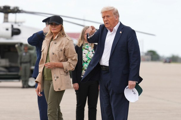 Мелания Трамп и Дональд Трамп / © Associated Press