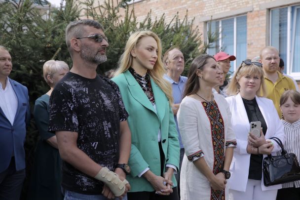 Оля Полякова допомогла відновити садочок / © пресслужба Олі Полякової