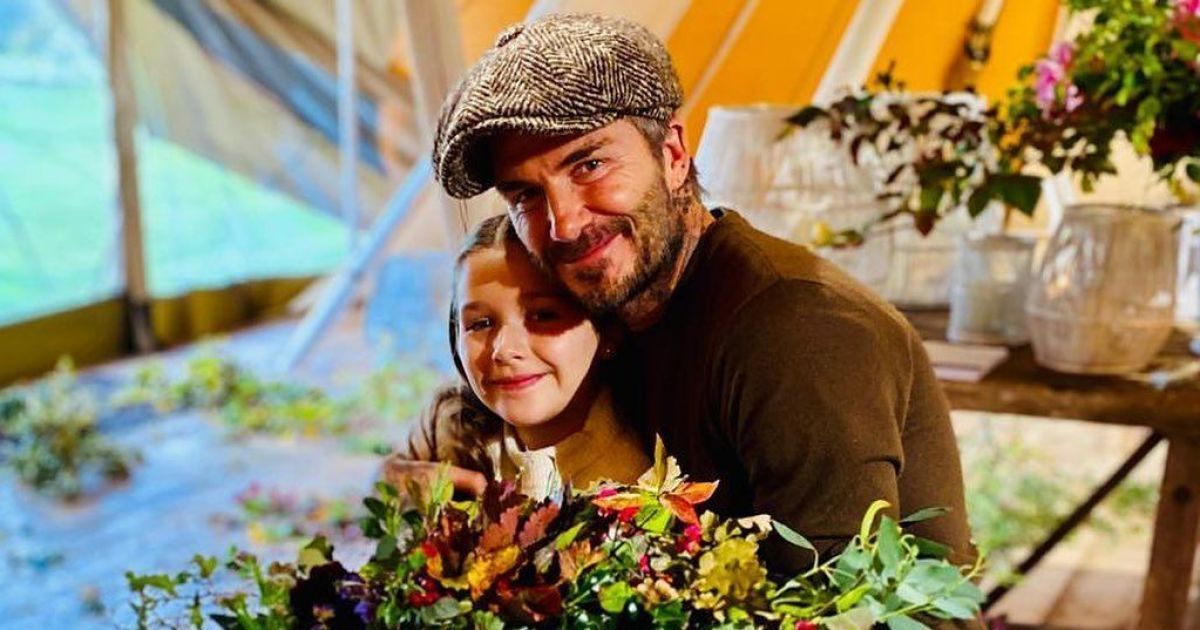 Девід Бекхем і Гарпер Бекхем