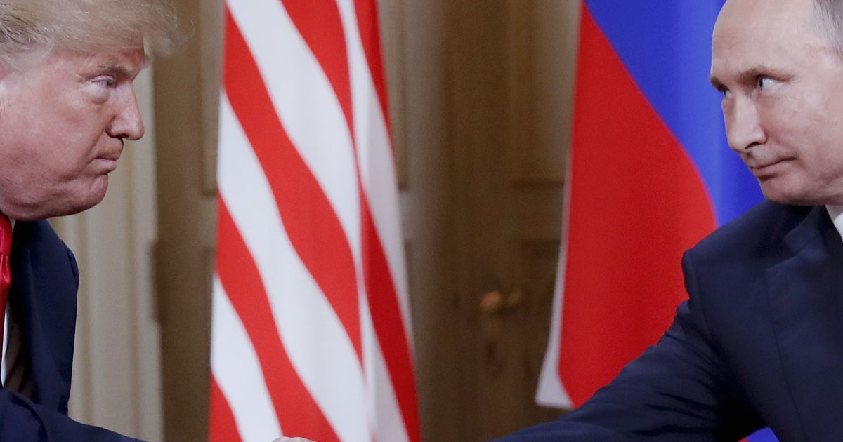 Дональд Трамп і Володимир Путін.
