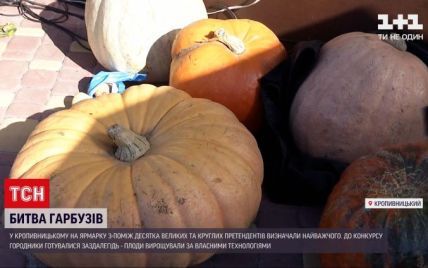 У Кропивницькому влаштували битву гарбузів: обирали найважчого