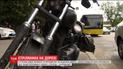 В Киеве водитель мотоцикла расстрелял водителя автобуса