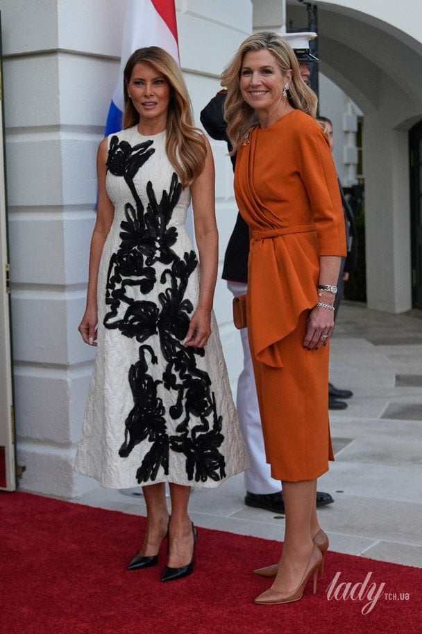 Меланія Трамп і королева Максима / © Associated Press