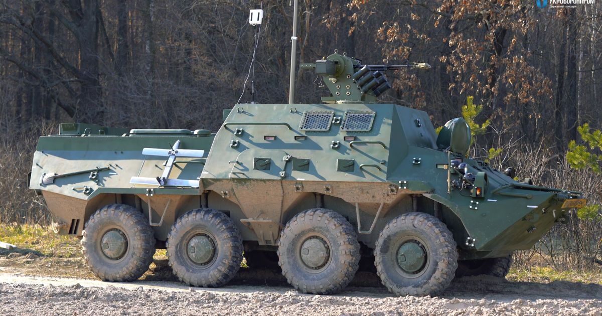 В Украине презентовали новый БТР с автоматизированной системой ...