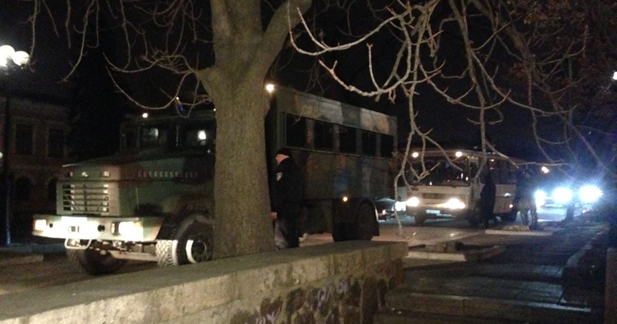 Нацгвардия приехала в центр Киева