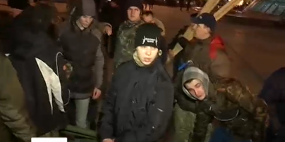 Готель "Козацький" зайняли "Революційні праві сили"