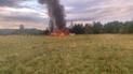 Місце падіння літака