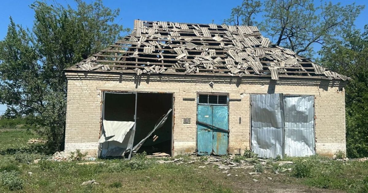 Наслідки ударів РФ по селу Калинове на Донеччині / Фото: Вадим Філашкін