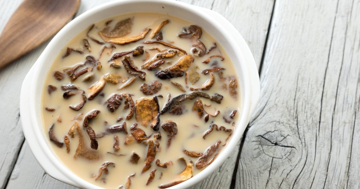 Рецепт підливи із сушених білих грибів