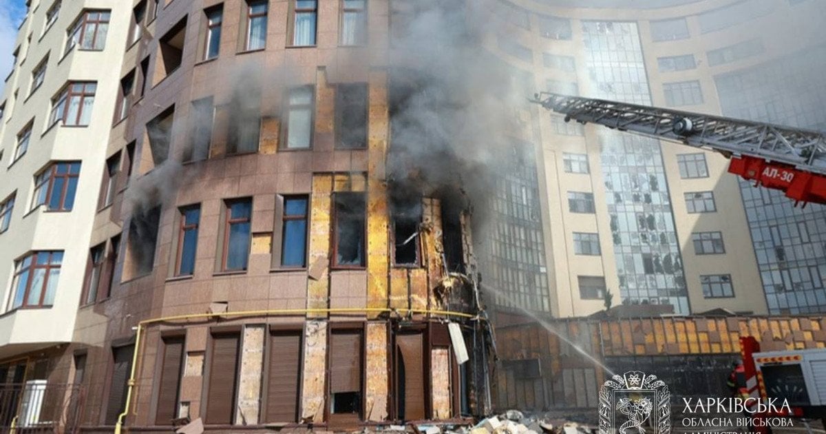 Наслідки вогожого удару по Харкову 2 квітня